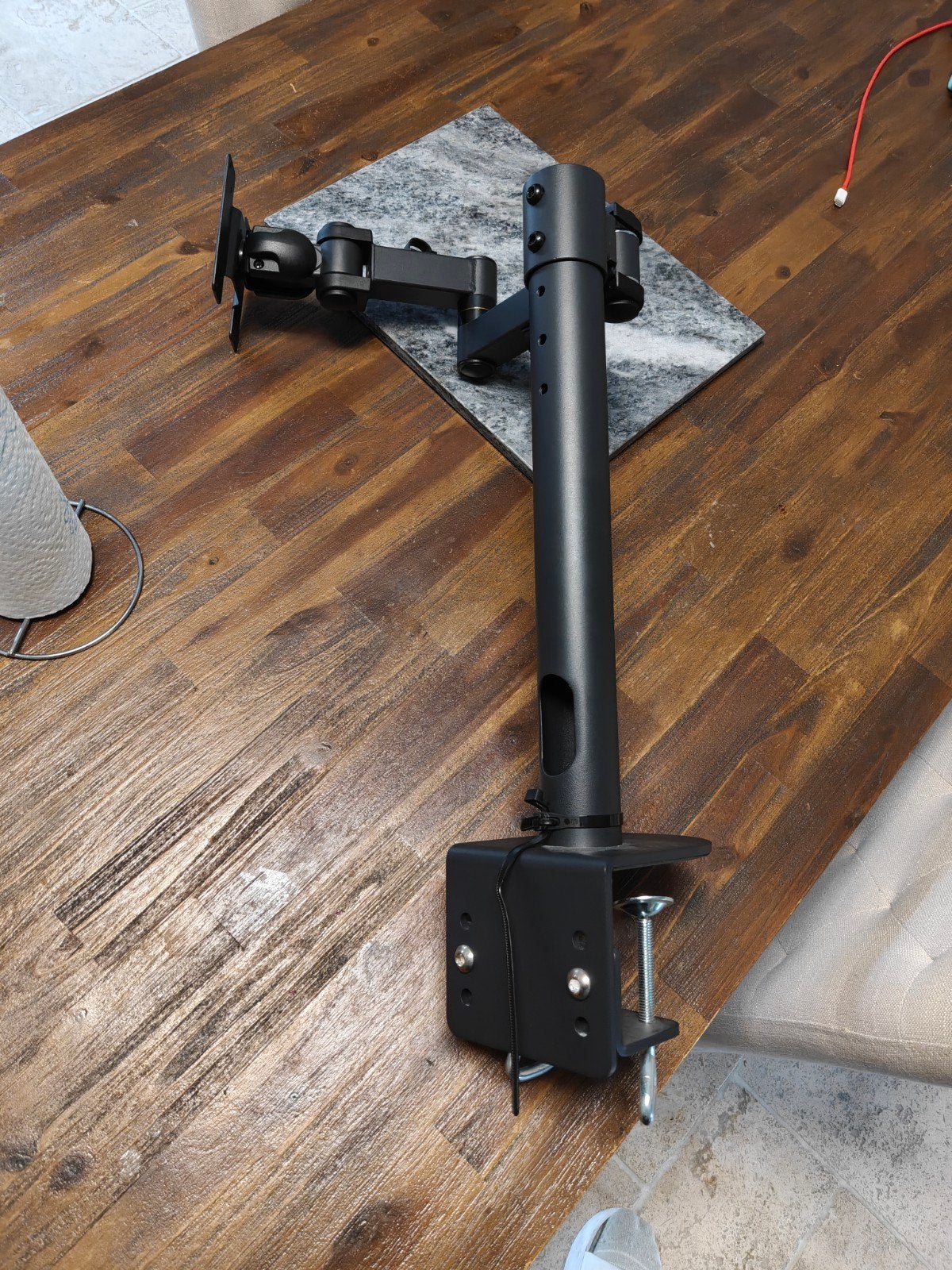 Neomounts FPMA-D960 Monitor Arm — supports up to 49" / 20 kg, Minder dan 50 cm, 200 cm of meer, Ophalen of Verzenden, Zo goed als nieuw