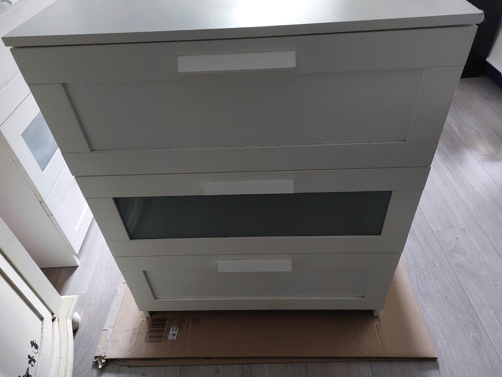 3 × kastjes van de  IKEA BRIMNES ladekast met 3 laden,, Huis en Inrichting, Ophalen, Gebruikt, 50 tot 100 cm, 3 of 4 laden