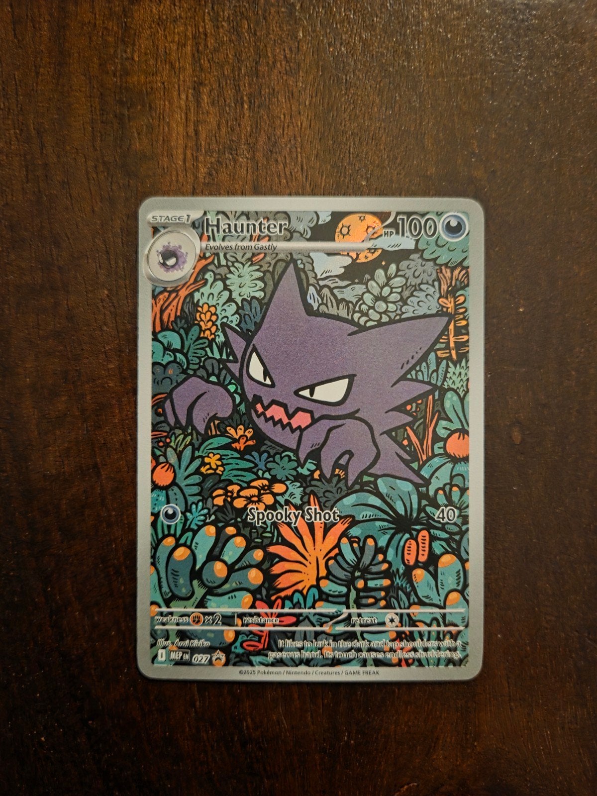 Pokemon Haunter Promo, Ophalen of Verzenden, Zo goed als nieuw, Losse kaart