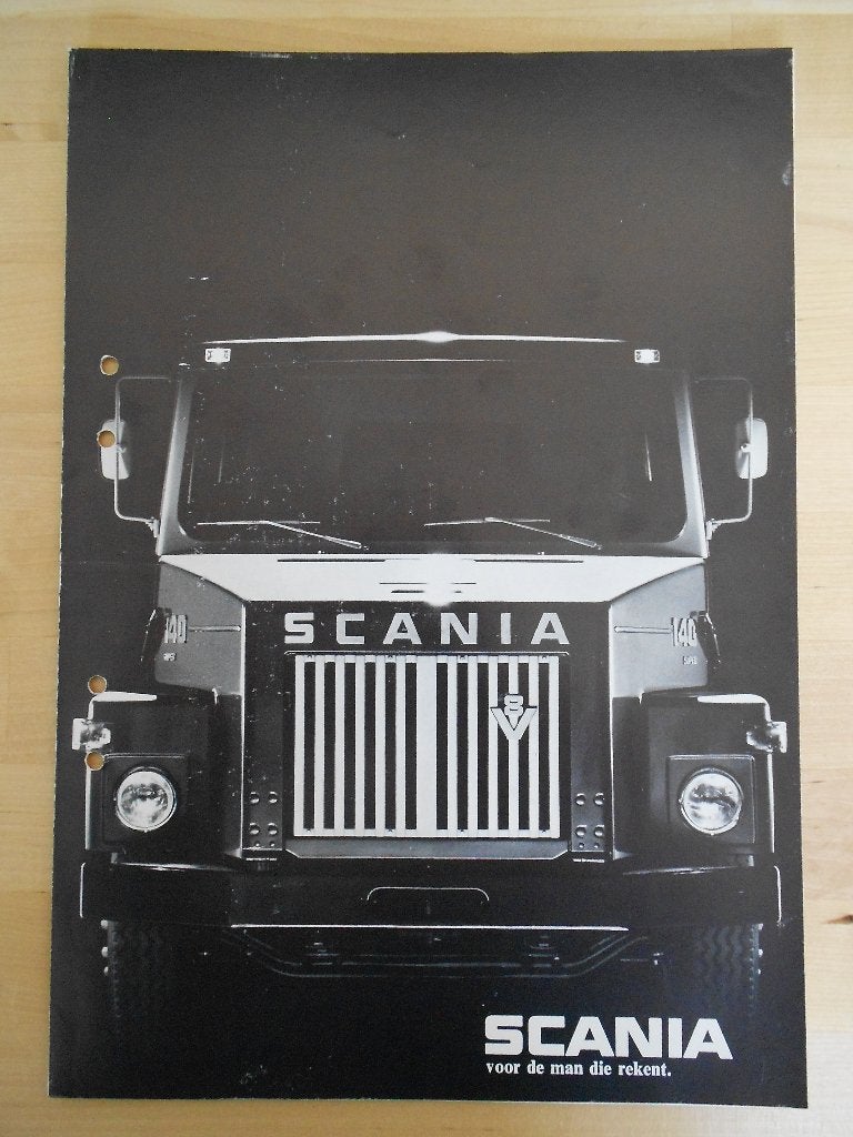 Scania 1972 Brochure – 50 80 85 110 140, Gelezen, Ophalen of Verzenden, Overige merken, Scania