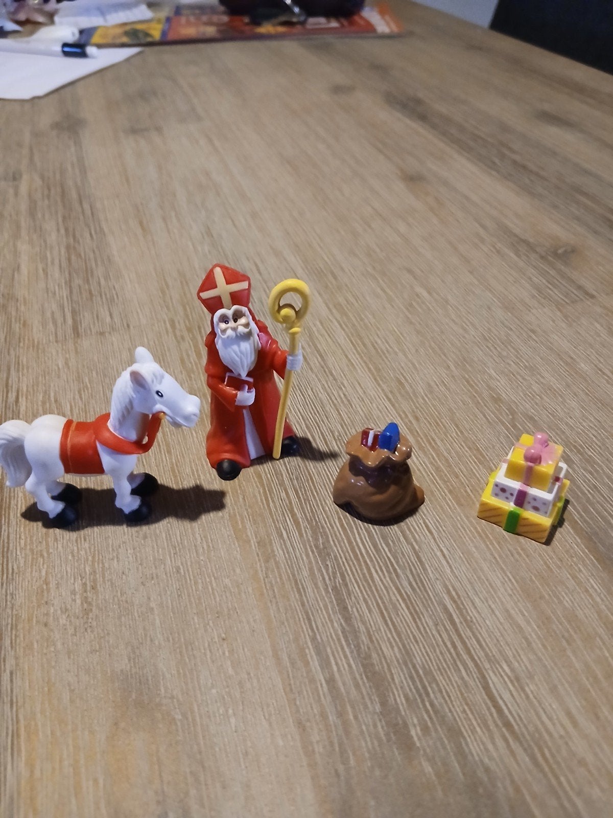 sinterklaas, paard en piet figuurtjes Blokker zgan poppetjes, Ophalen of Verzenden, Zo goed als nieuw