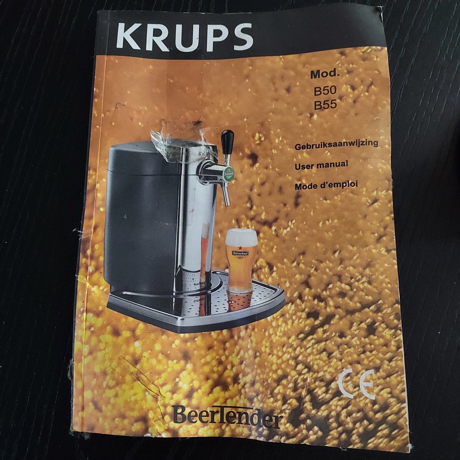 Krups BeerTender B50/B55 zo goed als nieuw, Ophalen of Verzenden, Zo goed als nieuw, Krups