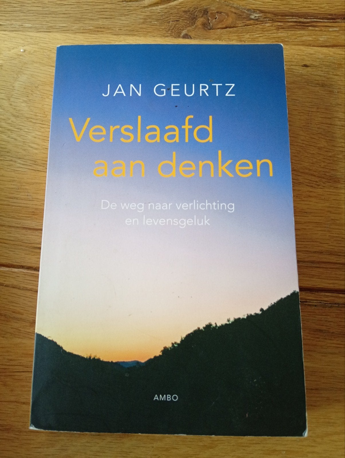 Verslaafd aan denken - Jan Geurtz (Zo goed als nieuw), Achtergrond en Informatie, Spiritualiteit algemeen, Ophalen of Verzenden