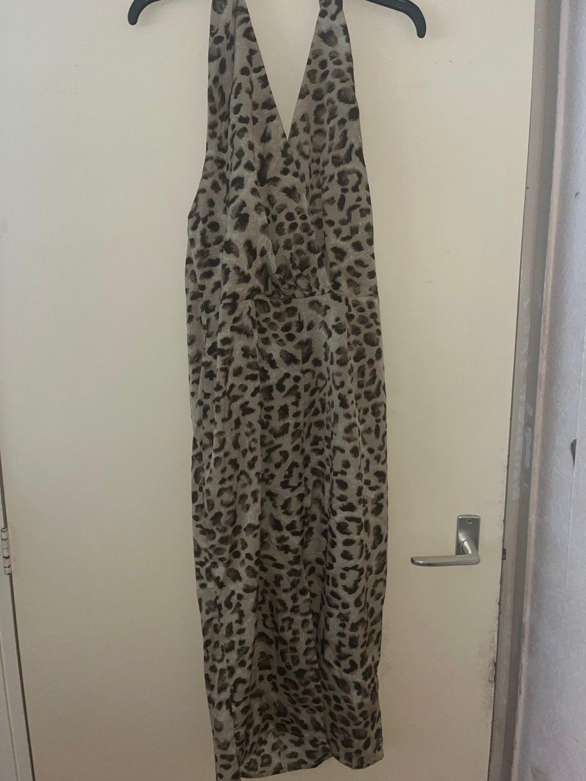 Nieuwe Halter Jurk met Tijgerprint - Maat 42, Ophalen of Verzenden, Nieuw, Maat 42/44 (L), Meerkleurig