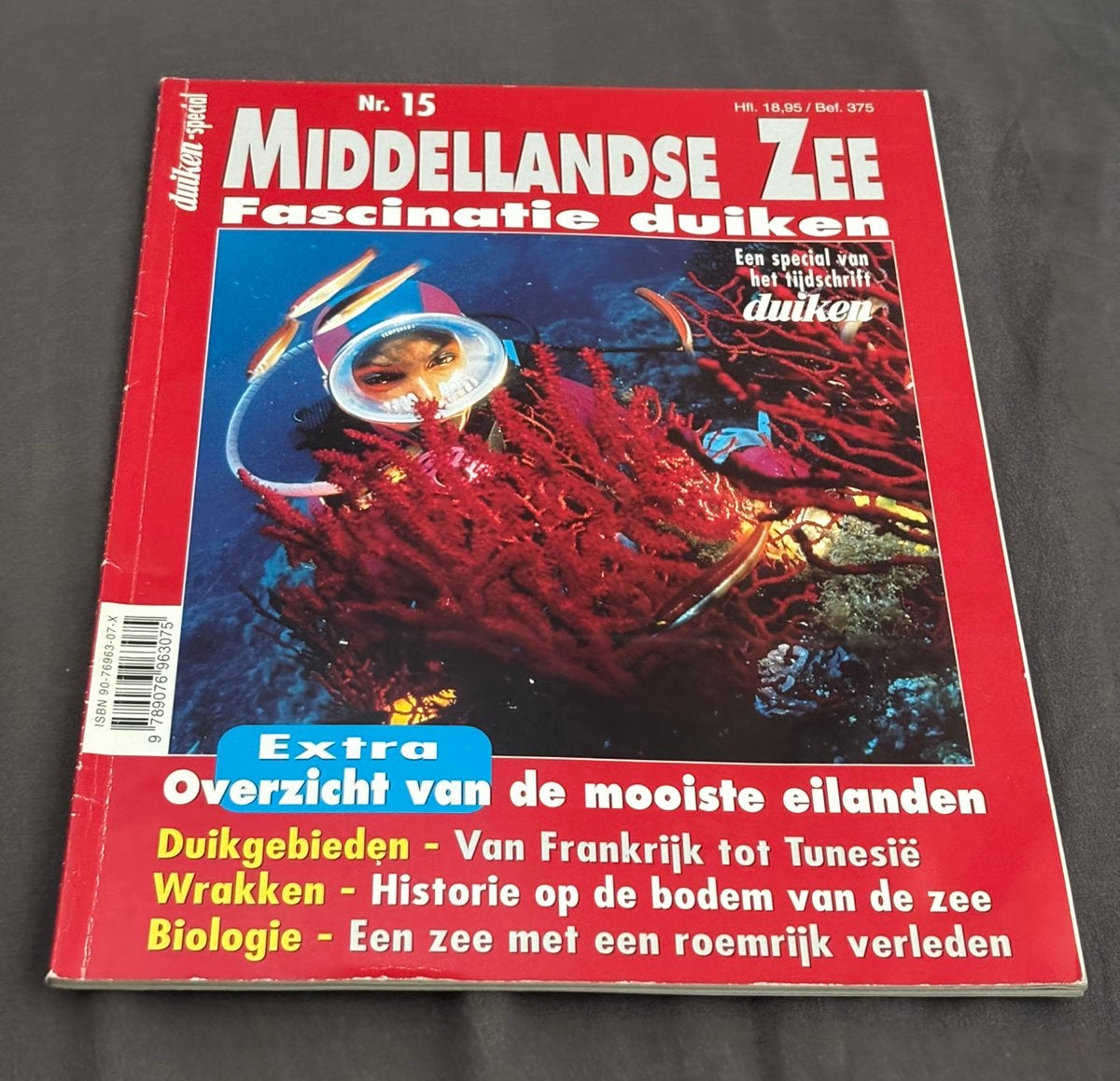 Duikboek: Middelandse Zee - Fascinatie Duiken. (NL), Ophalen of Verzenden, Gelezen