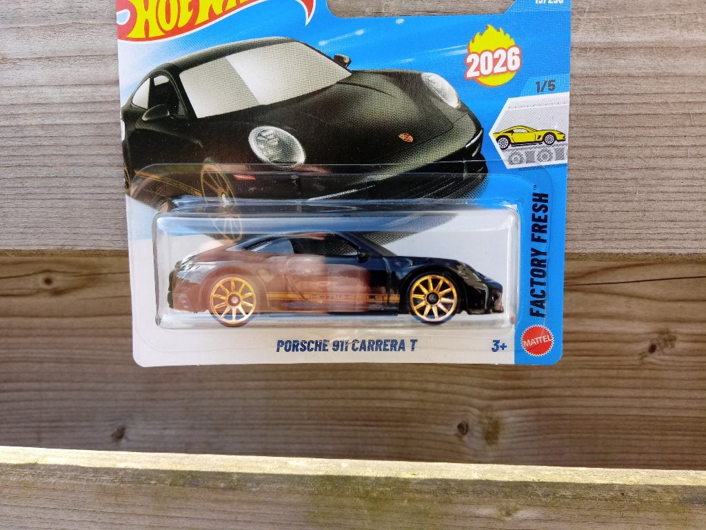 Porsche 911 Carrera T Hotwheels, Ophalen, Nieuw, Auto