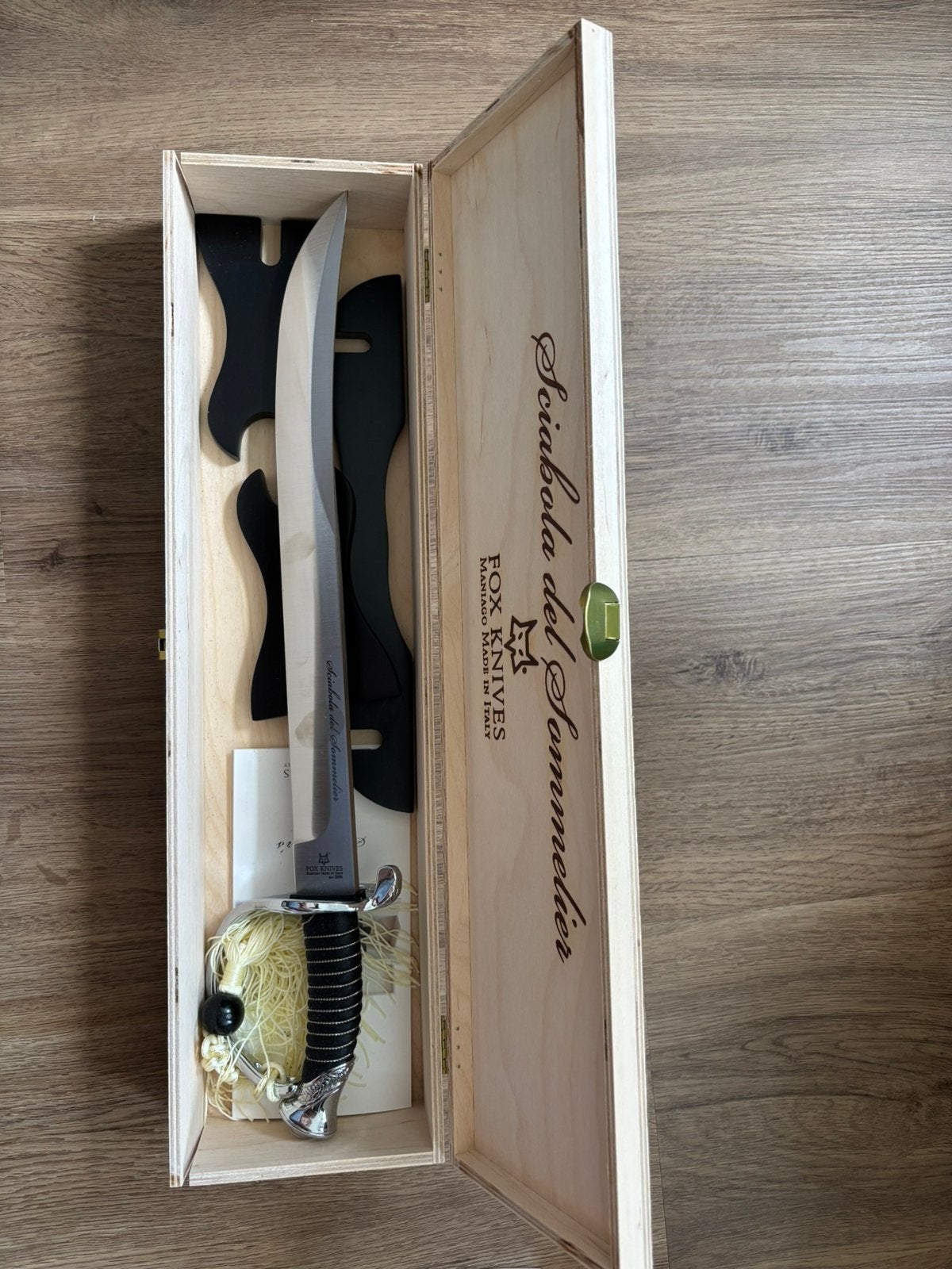 Fox Maniago Sciabola del Sommelier Champagnezwaard, Overige typen, Ophalen, Nieuw
