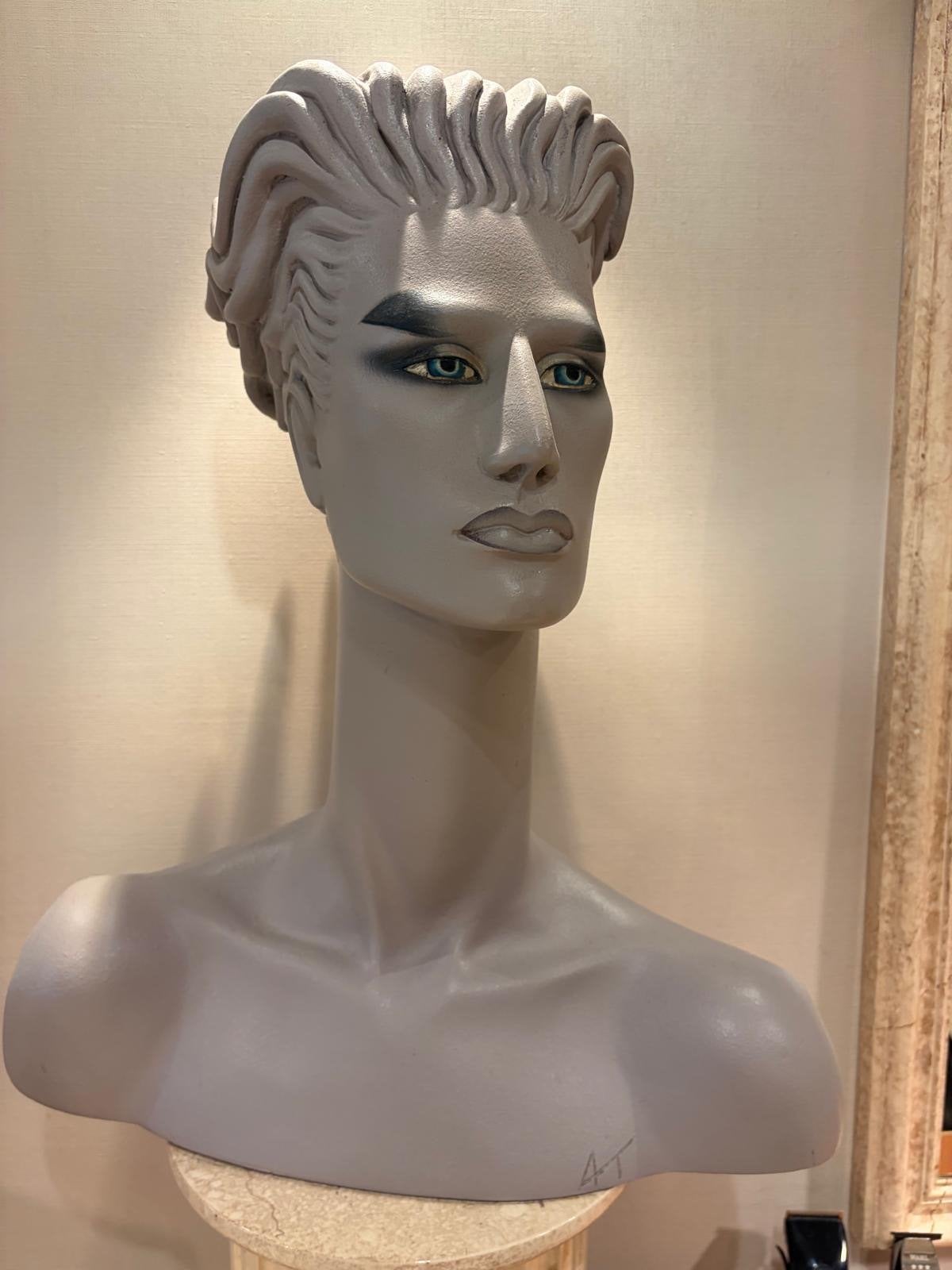 Vintage Kapperspop Mannequin Hoofd - Jaren '80 Stijl, Ophalen