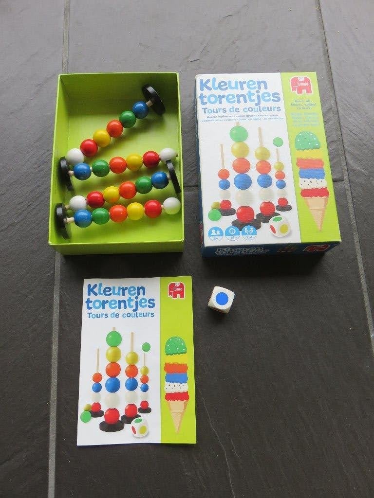 Kleurentorentjes, kleurenspel vanaf 3 jaar, als nieuw., Kinderen en Baby's, Ophalen of Verzenden, Zo goed als nieuw, Ontdekken