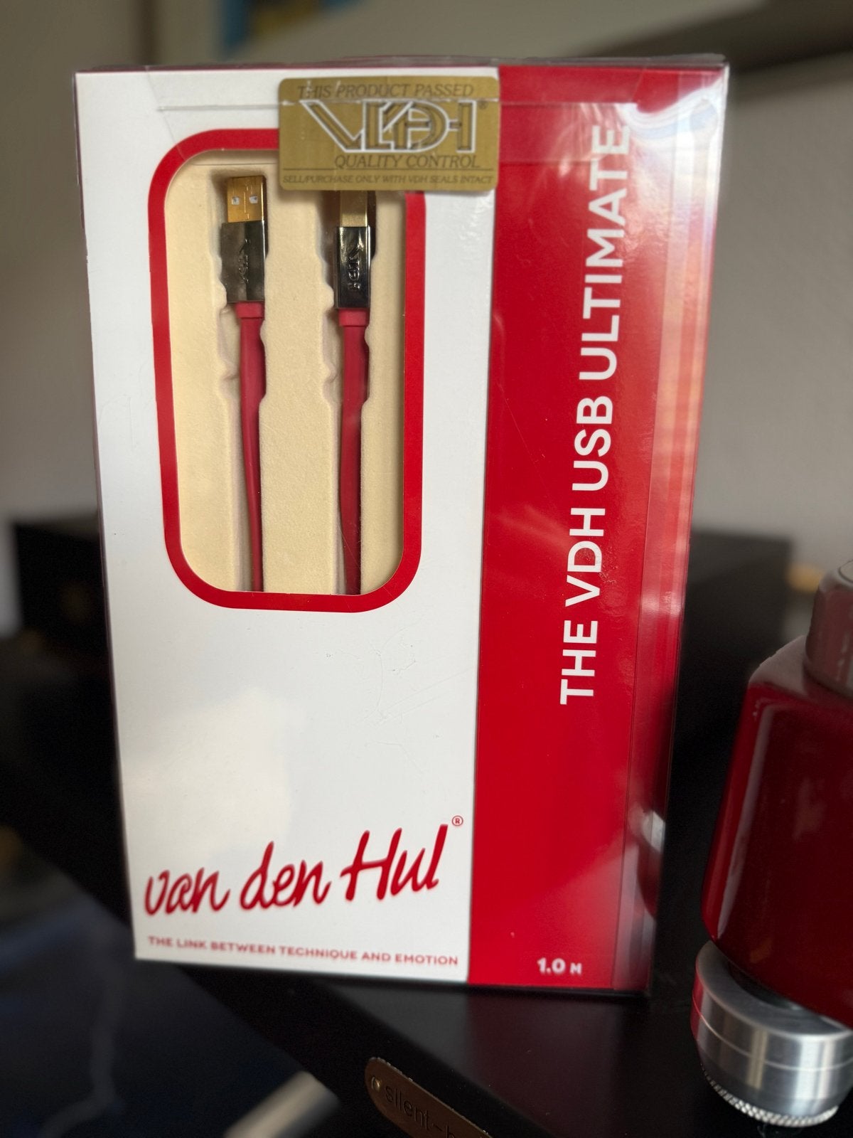 Van den Hul VDH USB Ultimate 1.0M USB-kabel. Nieuestaat., Audio, Tv en Foto, Audiokabels en Televisiekabels, Ophalen of Verzenden
