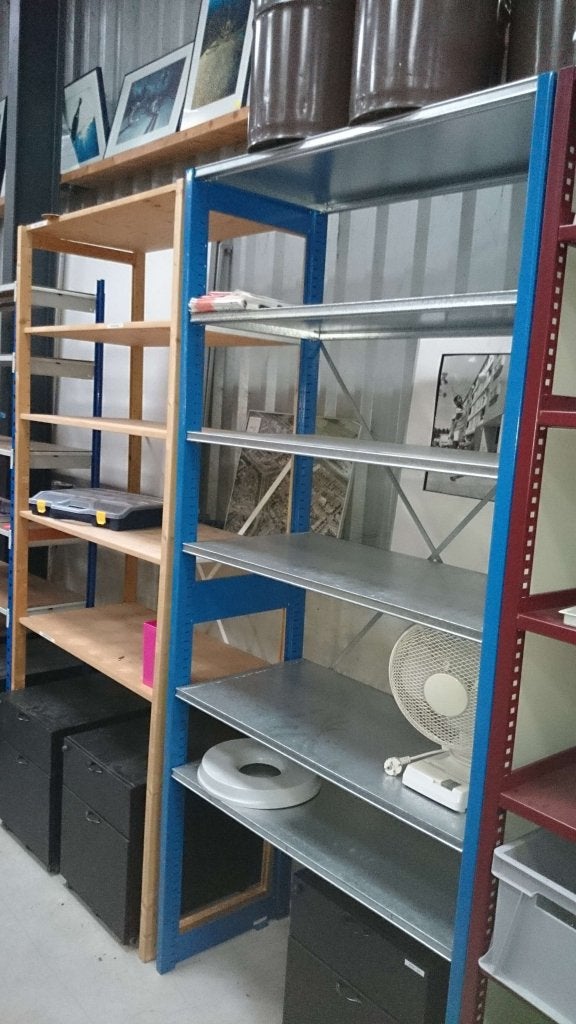 Magazijn stelling legborden 50 cm x 100 cm, Ophalen, Gebruikt, -, -