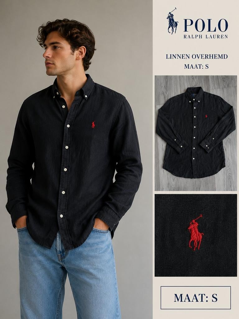 2 Ralph Lauren Overhemden - S & L, Ophalen of Verzenden