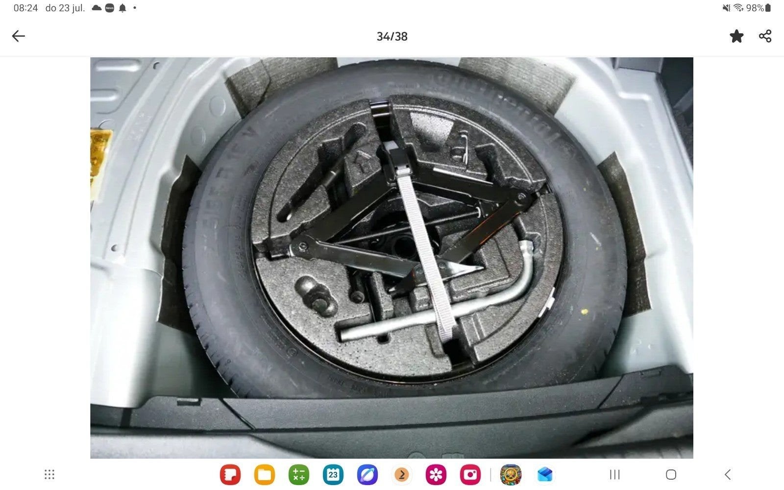TE KOOP GEVRAAGD  Origineel VW Thuiskomer Reservew, 18 inch, Gebruikt, Overige, Banden en Velgen