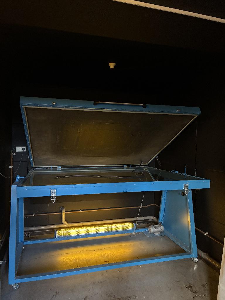 Vacuümtafel belichter voor zeefdruk, Ophalen, Gebruikt