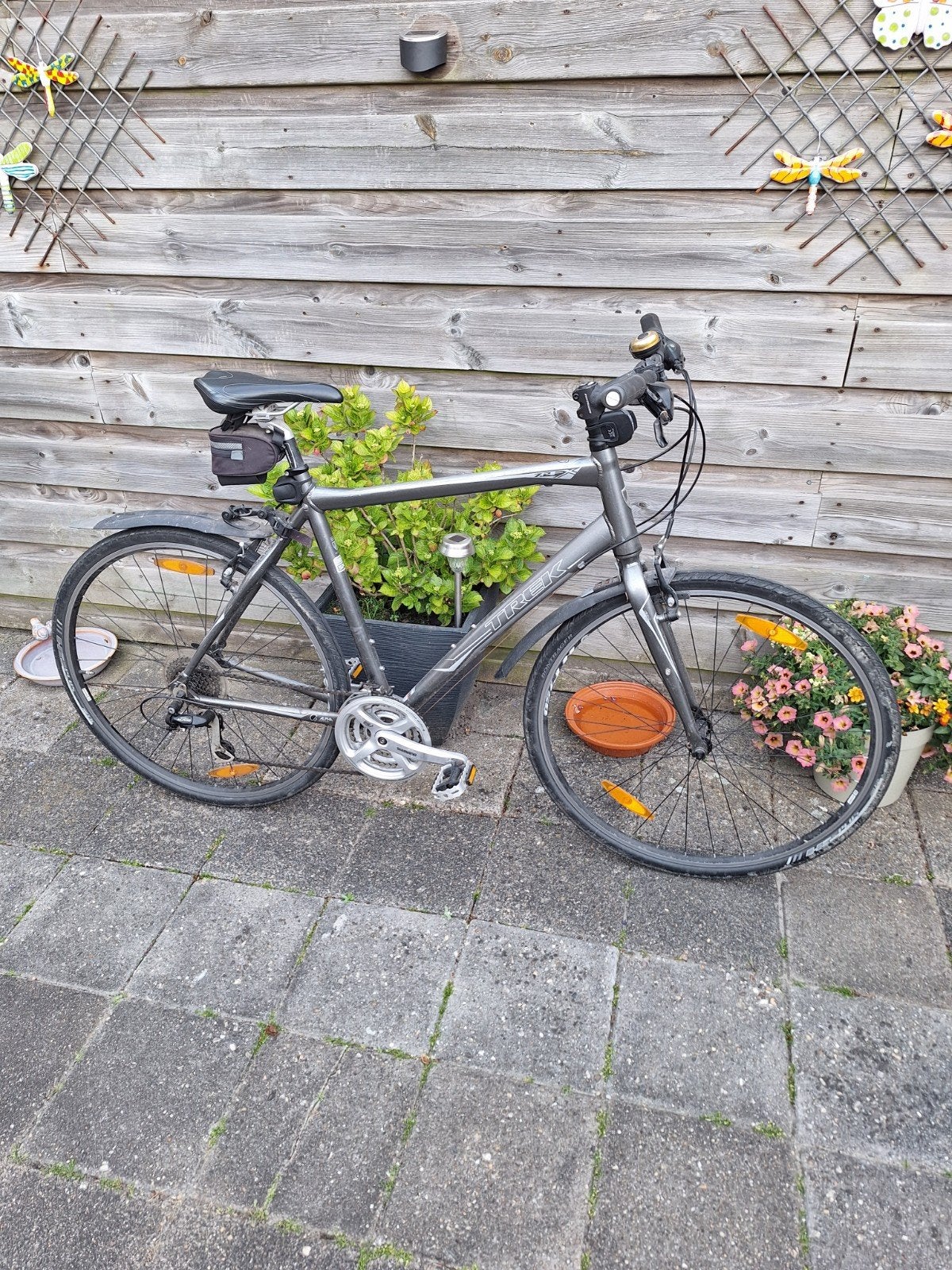Herenfiets sportfiets trek, Ophalen, Gebruikt, 10 tot 15 versnellingen, Overige merken