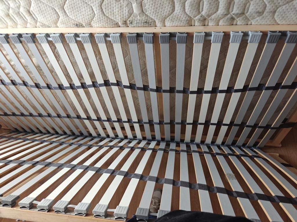 2x Ikea lattenbodem 80x200, Huis en Inrichting, Slaapkamer | Matrassen en Bedbodems, Ophalen of Verzenden