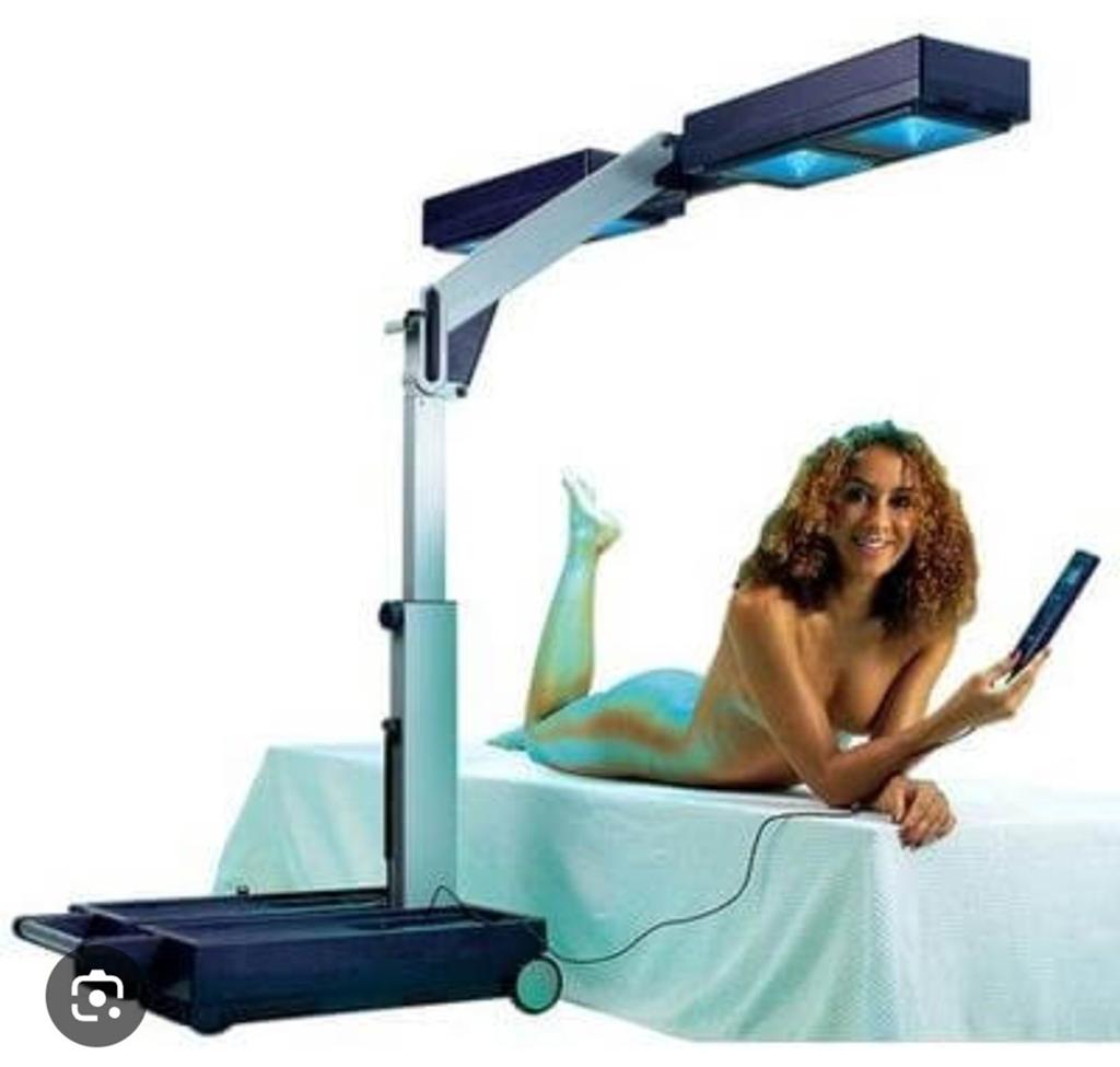 Philips Sunmobile HB 863 met extra set nieuwe lampen, Witgoed en Apparatuur, Zonnebanken en Gezichtsbruiners, Ophalen, Zonnebank enkelzijdig