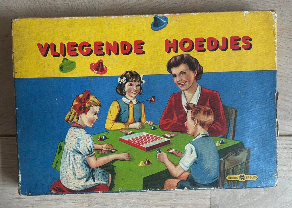 Jumbo vliegende hoedjes spel jaren’50, Ophalen of Verzenden