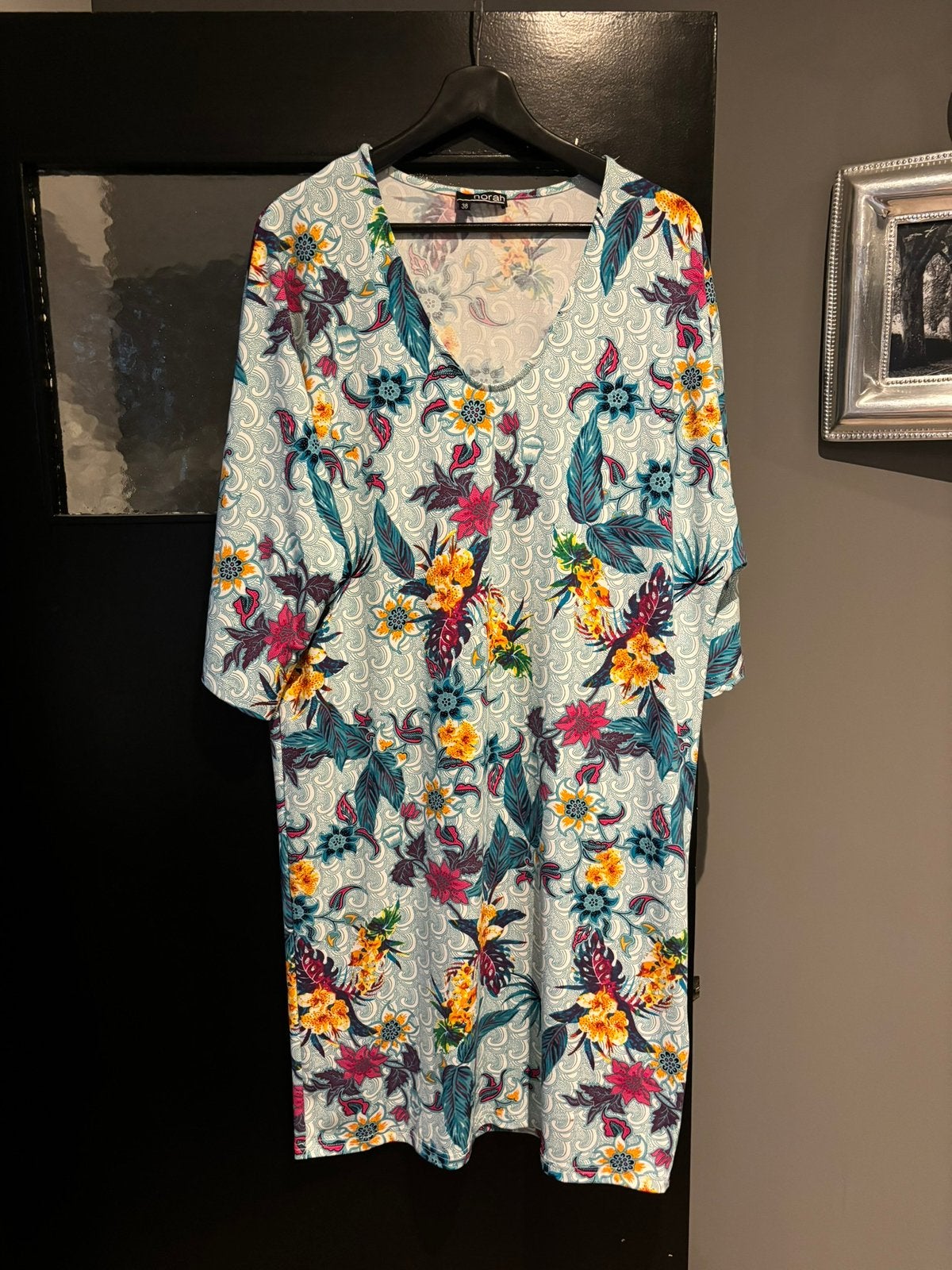 Ruimvallende norah jurk maat 38, Kleding | Dames, Maat 38/40 (M), Blauw, Ophalen of Verzenden, Zo goed als nieuw