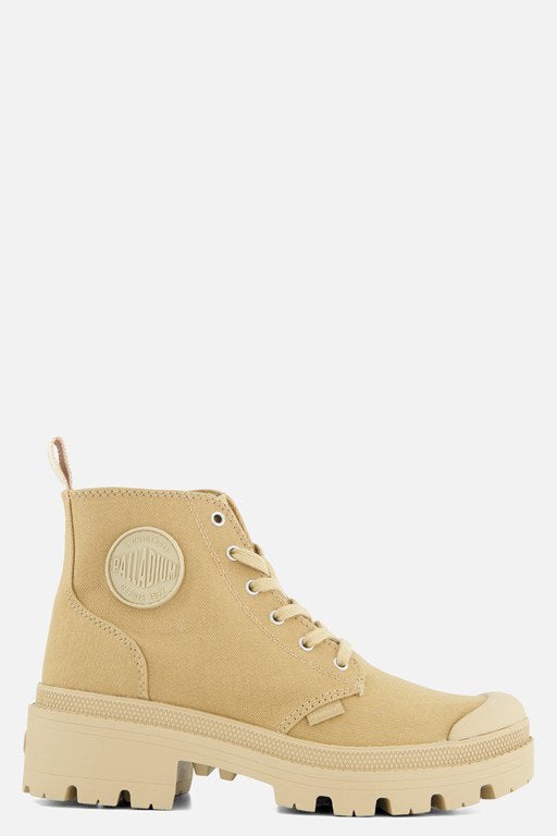 PALLADIUM PALLABASE CANVAS Beige Desert Boots maat 40, Kleding | Dames, Schoenen, Beige, Palladium, Ophalen of Verzenden, Sneakers of Gympen