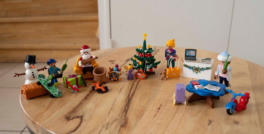 Playmobil Kerst-adventskalender 70188 complete set, Complete set, Ophalen of Verzenden, Zo goed als nieuw, Figuren