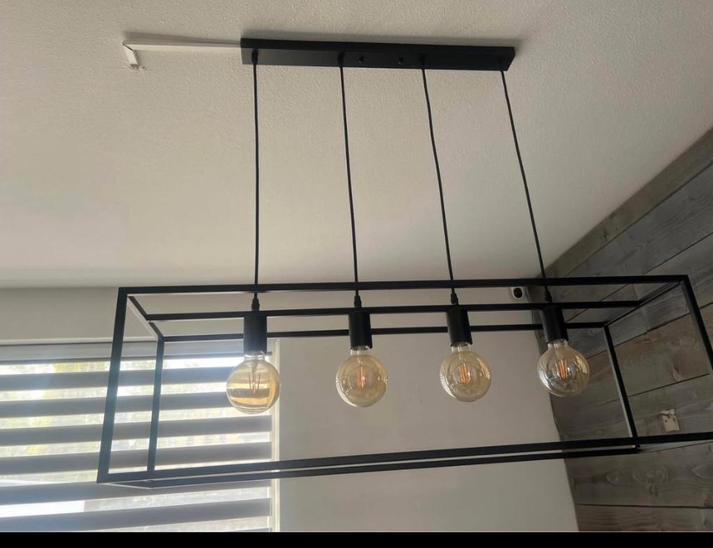 Hanglamp, Ophalen, Zo goed als nieuw, Industrieel, Minder dan 50 cm