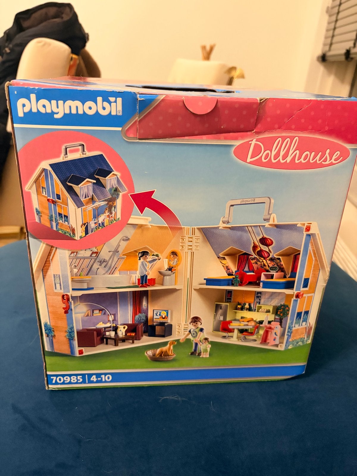 Playmobil Dollhouse 70985 - Draagbaar Poppenhuis, Kinderen en Baby's, Gebouw, Complete set, Ophalen of Verzenden, Zo goed als nieuw