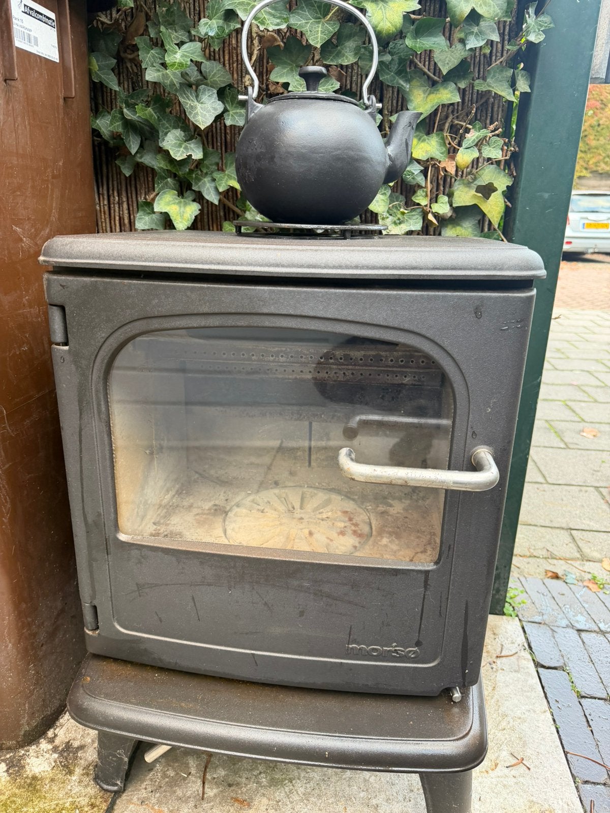 Morsø Houthaard - Vrijstaand - 8 kW, Ophalen, Gebruikt, Vrijstaande haard, Houthaard