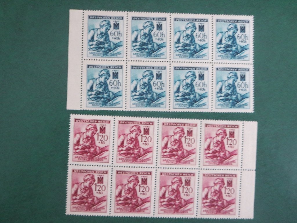 Duitse Rijk  Bezet Tsjechie  NR 111 - 112, Verzenden, Duitse Keizerrijk, Postfris