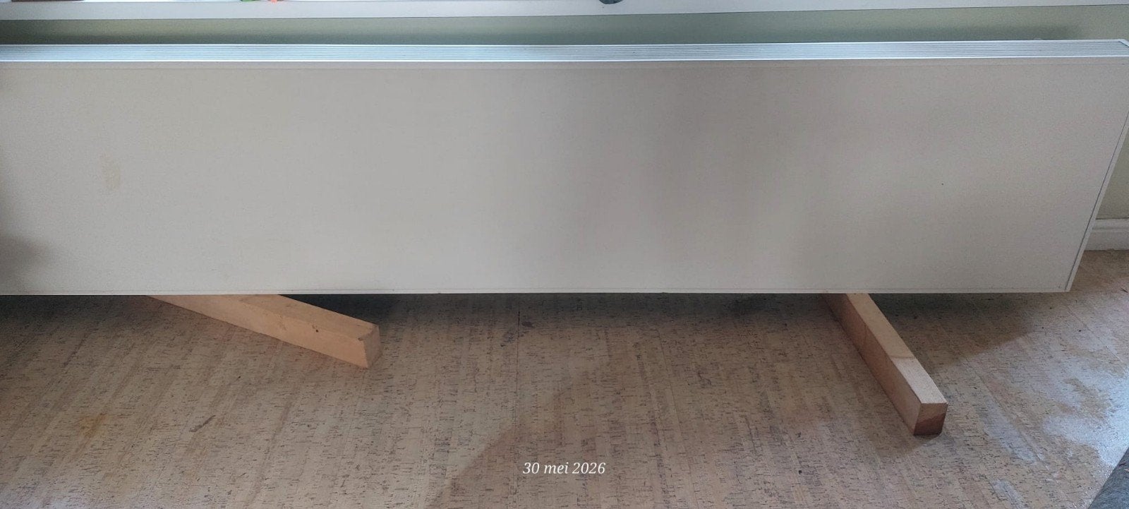 Radiator met flatpanel, Doe-het-zelf en Verbouw, Verwarming en Radiatoren, Ophalen, 30 tot 80 cm, Radiator, 150 cm of meer