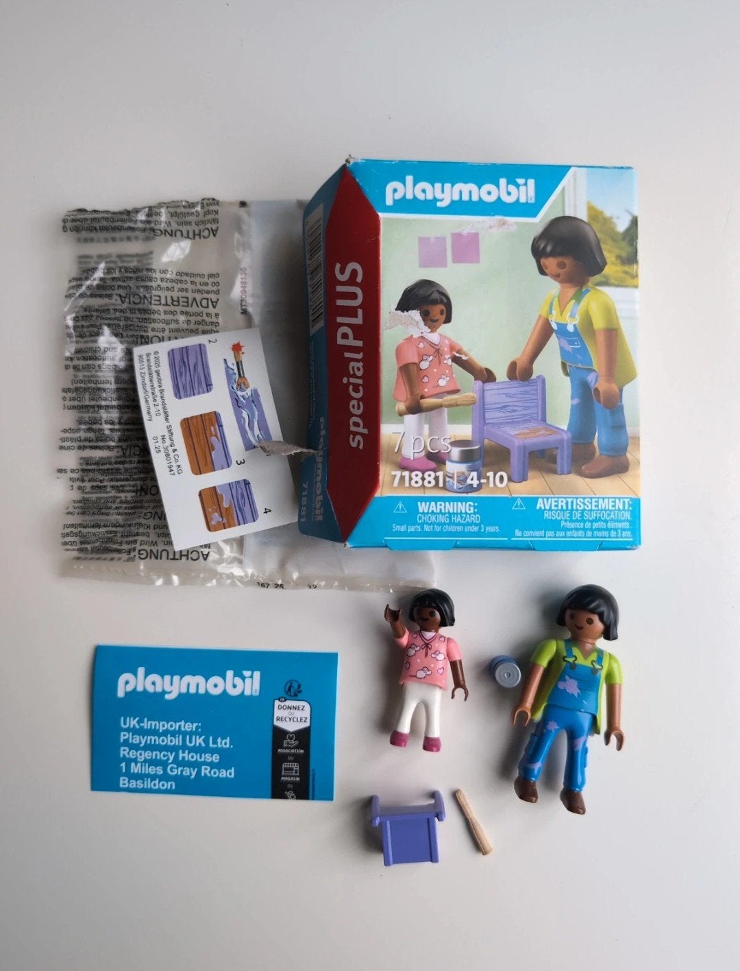 Playmobil Special Plus 71881: Kinderen verven stoel, Complete set, Special plus, Ophalen of Verzenden, Zo goed als nieuw