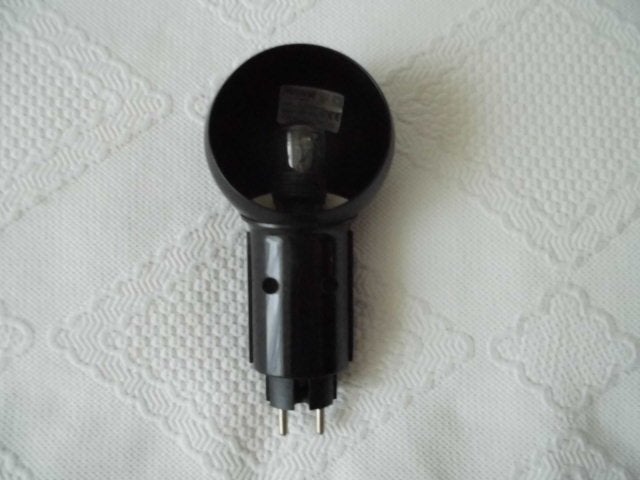 1 Stekkerlamp Stopcontactlamp Massive Zwart max 25 watt, Ophalen of Verzenden, Zo goed als nieuw, Metaal, Vintage
