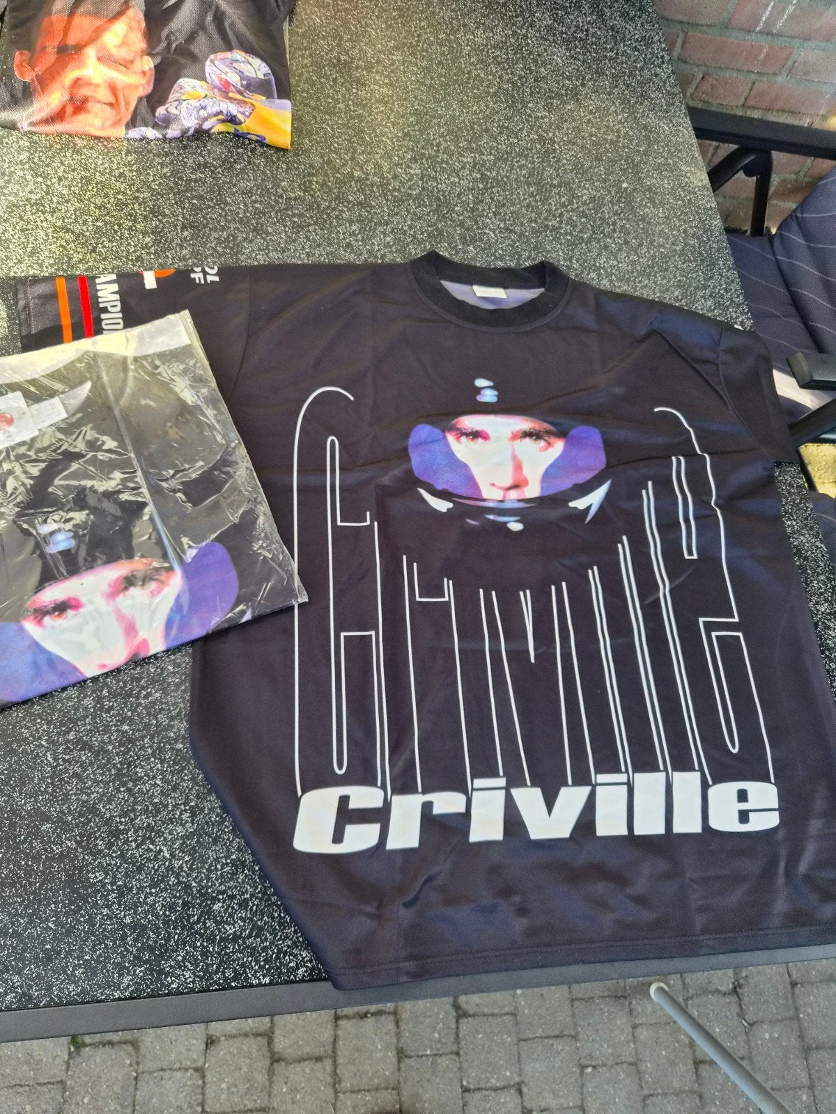 Criville 500cc Repsol Honda T-shirt, Maat 52/54 (L), Onbekend, Zwart, Nieuw