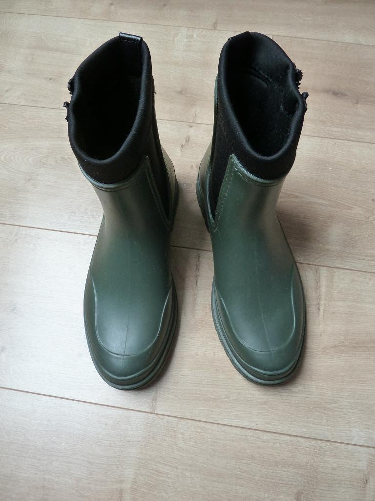 Groene half hoge regenlaarzen maat 39, Kleding | Dames, Schoenen, Ophalen of Verzenden, Groen, Regenlaarzen, Zo goed als nieuw