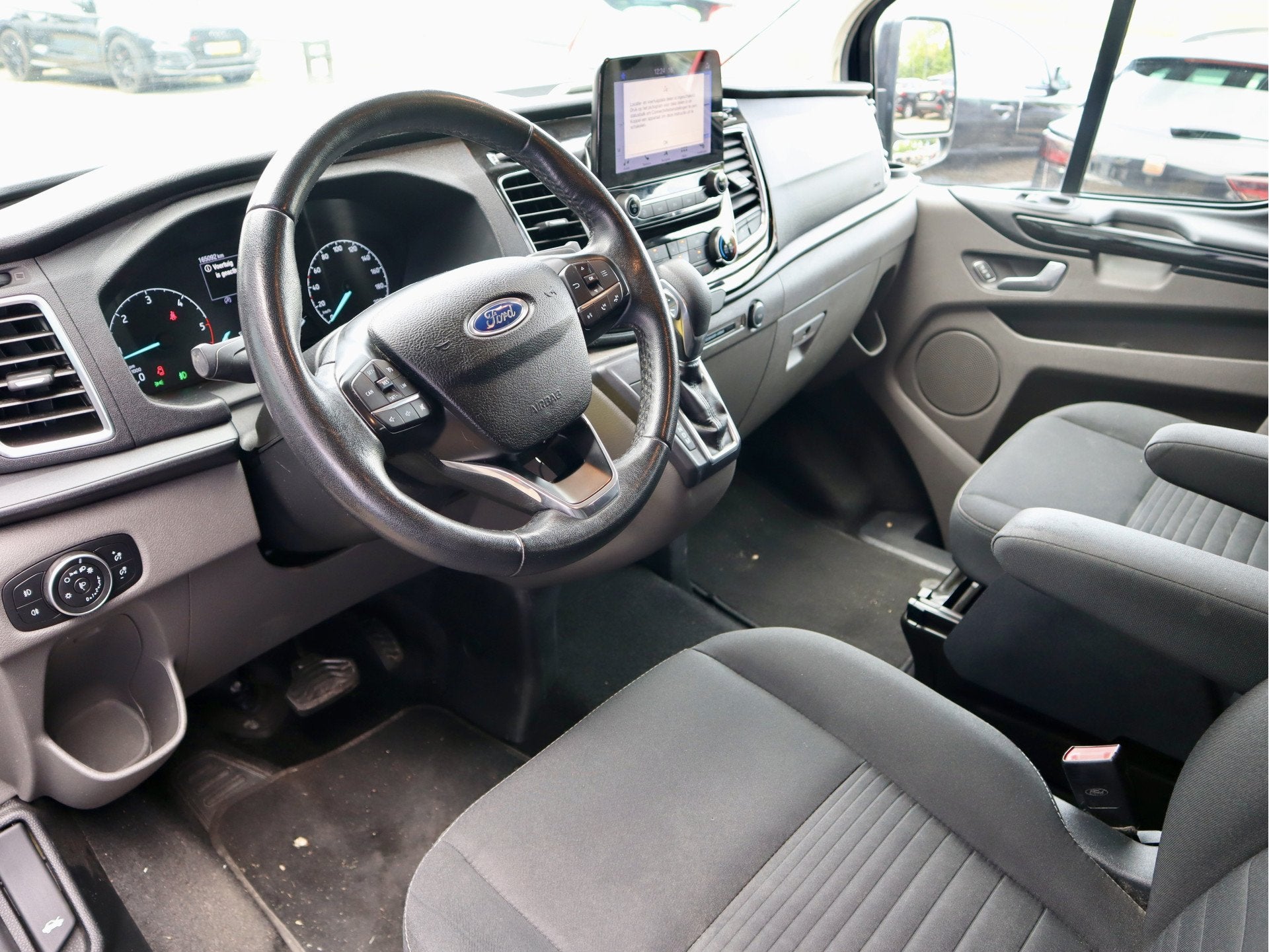 Ford Transit Custom 300 2.0 TDCI AUTMAAT MARGE/BTW VRIJ DUBB, Auto's, 15 km/l, Euro 6, 4 cilinders, Zwart