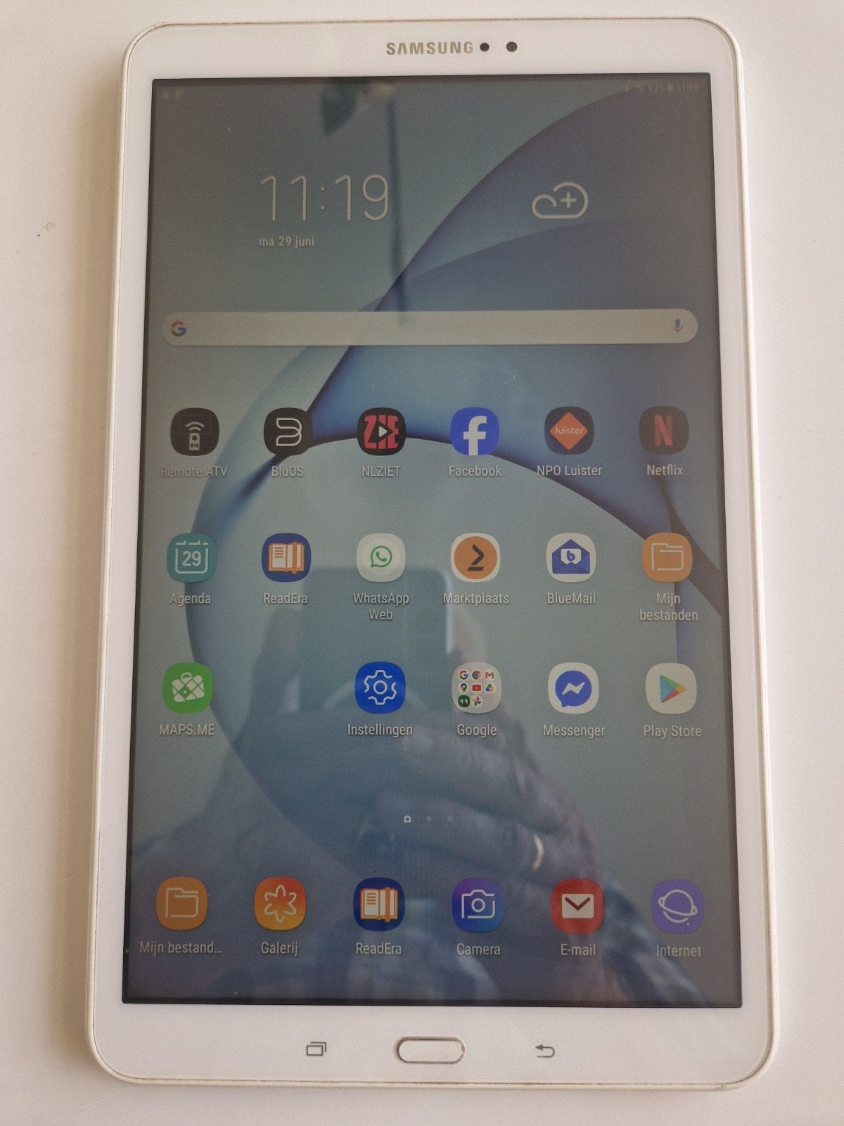 Samsung Galaxy Tab A6 met lader en laadsnoer, Computers en Software, Android Tablets, Ophalen of Verzenden, Samsung, 16 GB, Wi-Fi