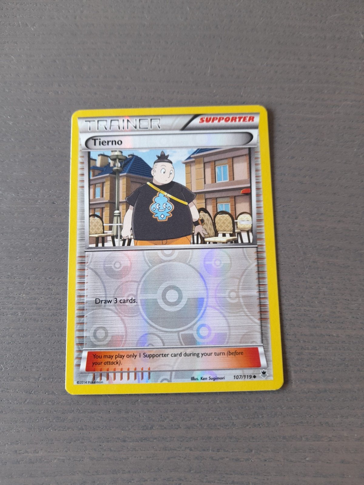 Phantom forces 107/119 tierno reverse, Ophalen of Verzenden, Zo goed als nieuw, Losse kaart, Foil