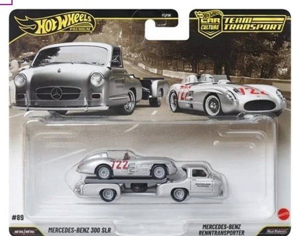 Set Team Transport Mercedes-Benz 300 SLR #722 & Mercedes-Ben, Tschuiten@hotmail.com, Duitsland, Auto, Hotwheels Premium Car Culture