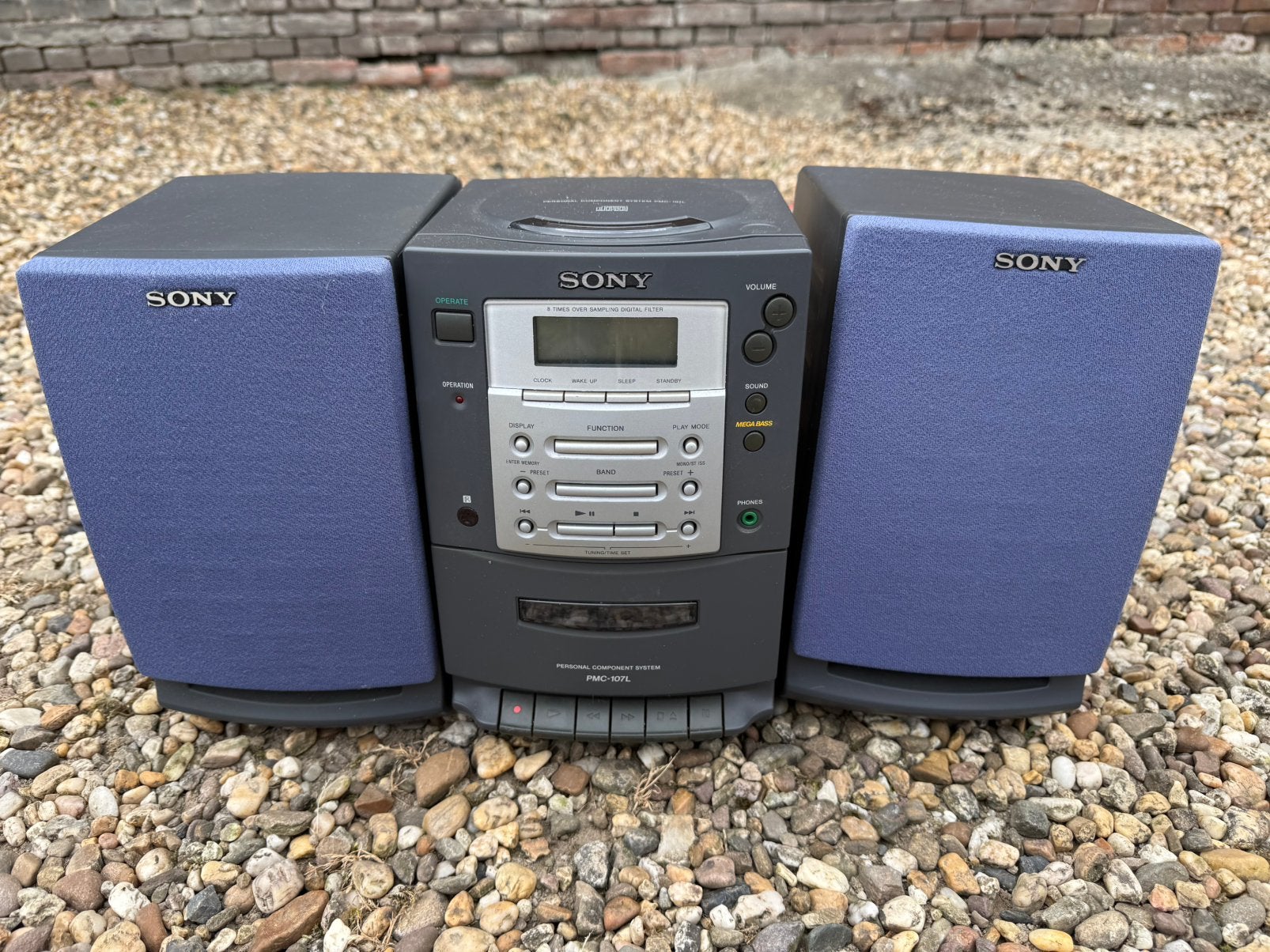 Sony PMC-107L Stereotoren - CD en Cassette speler, Audio, Tv en Foto, Ophalen, Gebruikt