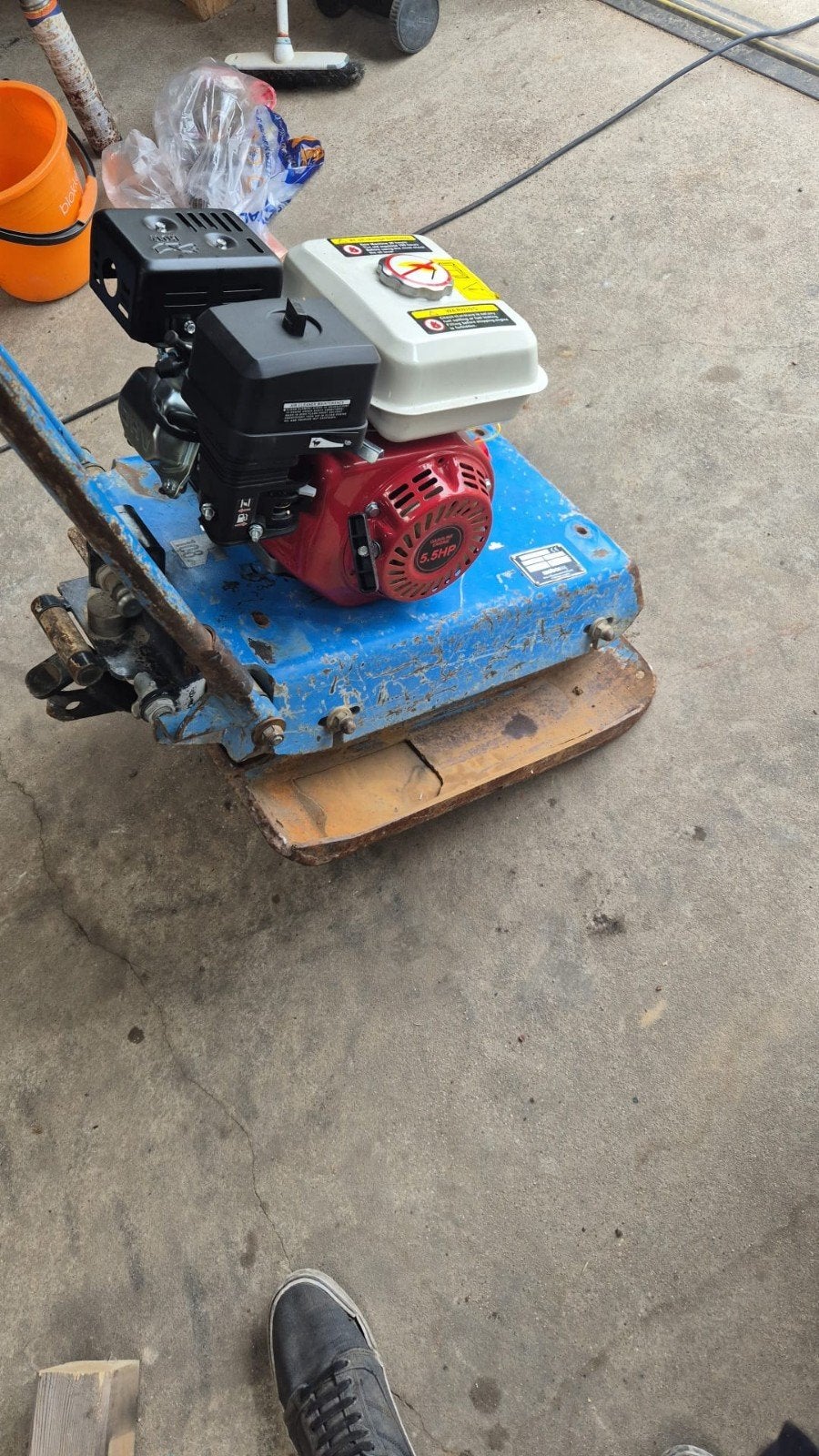Weber CF4 trilplaat met nieuwe motor en koppeling, Ophalen, Gebruikt