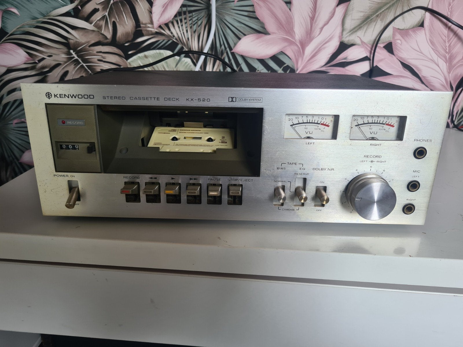 vintage Kenwood cassettedeck KX-520, Ophalen, Kenwood