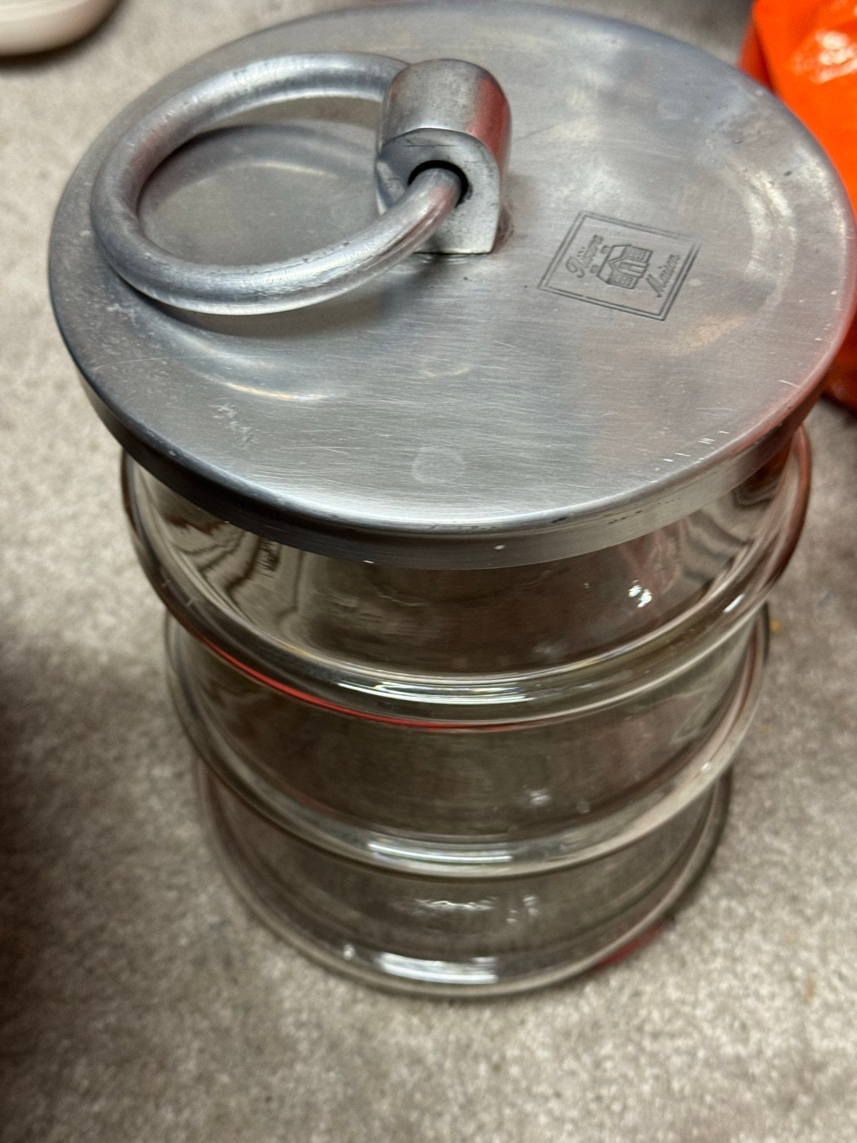 Rivièra Maison pot met deksel, Gebruikt, Met deksel, Pot of Kruik, Ophalen of Verzenden