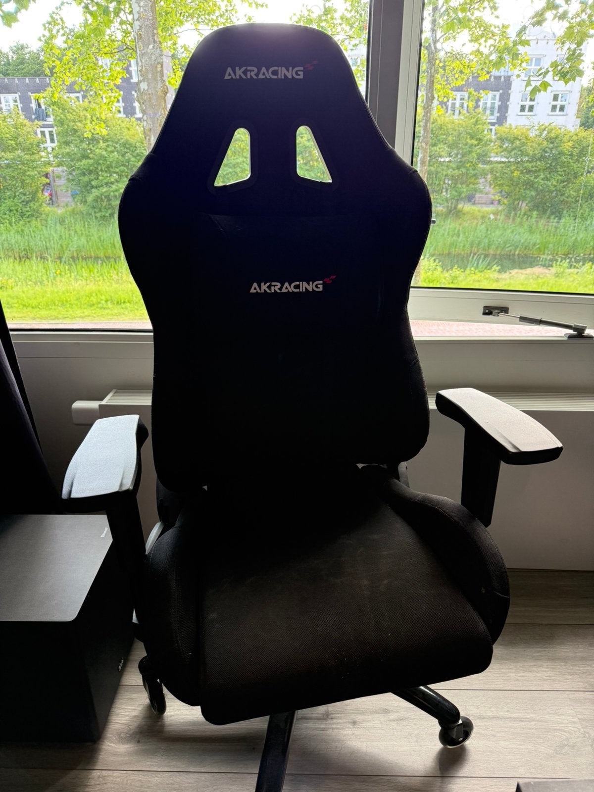 AKRacing Gaming Stoel - Zwart, Huis en Inrichting, Bureaustoelen, Gebruikt, Zwart, Ophalen of Verzenden