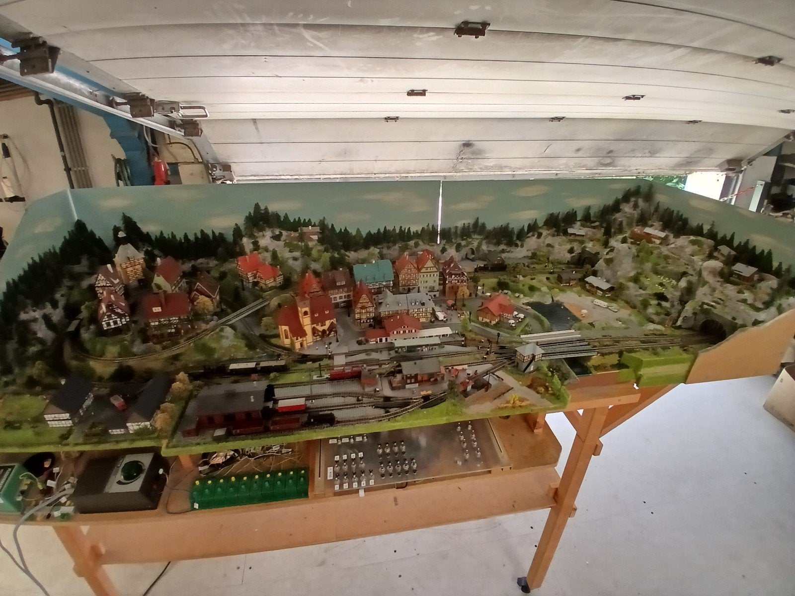 Modelspoorbaan Fleischmann N spoor, Hobby en Vrije tijd, Ophalen, Gebruikt, Gelijkstroom, Fleischmann