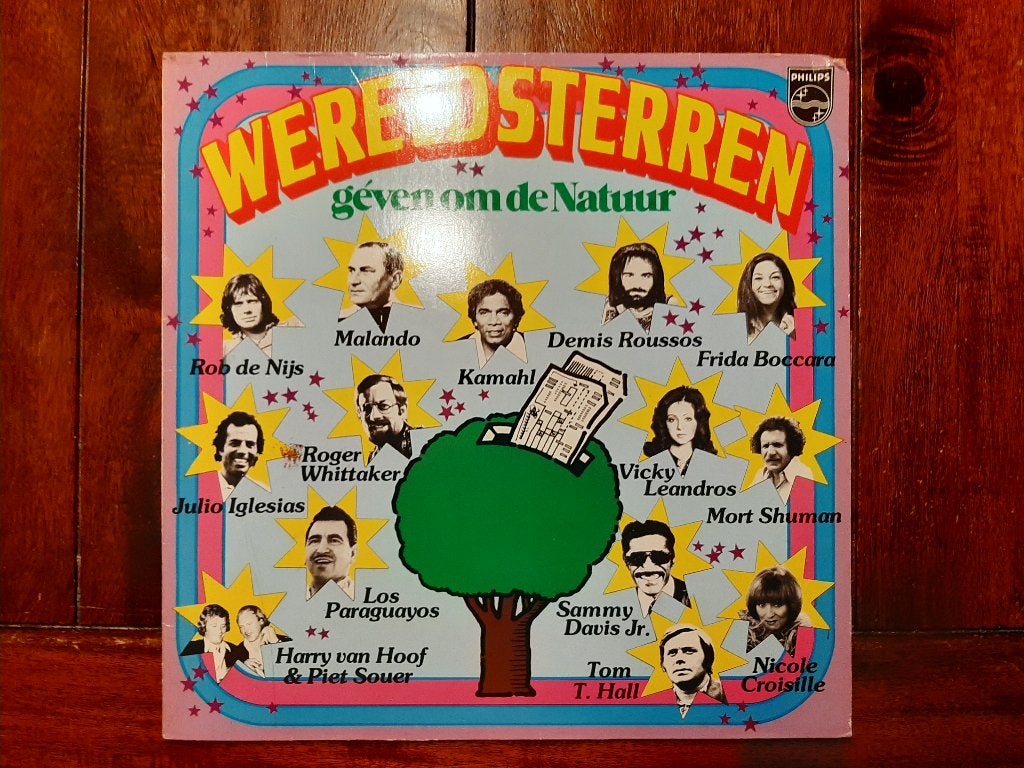 LP Wereldsterren geven om de natuur / Various artists, LP, Gebruikt, Pop, Ophalen of Verzenden