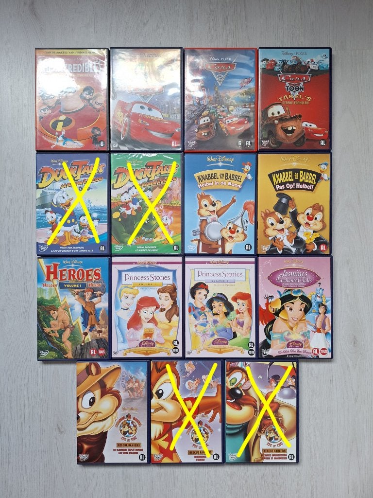 Diverse Disney dvd's - 5 euro per stuk, Tekenfilm, Nederlands, Ophalen of Verzenden, Zo goed als nieuw