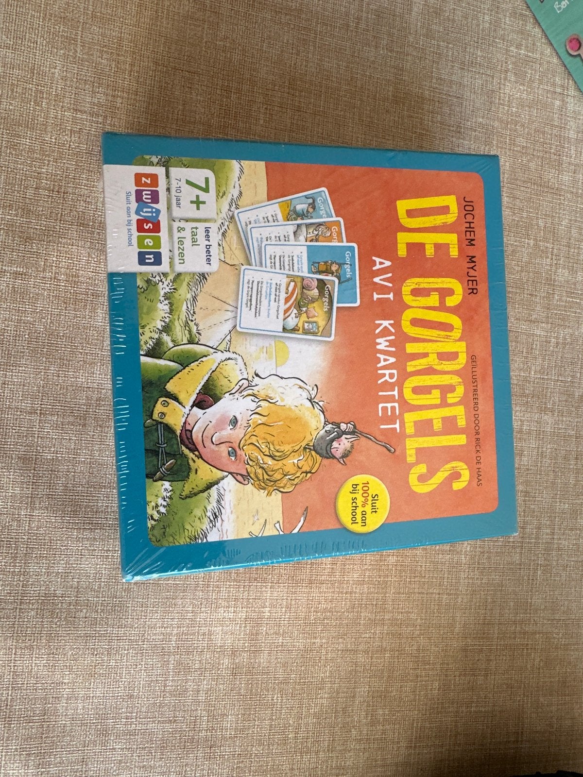De Gorgels AVI Kwartet - Nieuw in verpakking, Hobby en Vrije tijd, Gezelschapsspellen | Kaartspellen, Drie of vier spelers, Ophalen of Verzenden