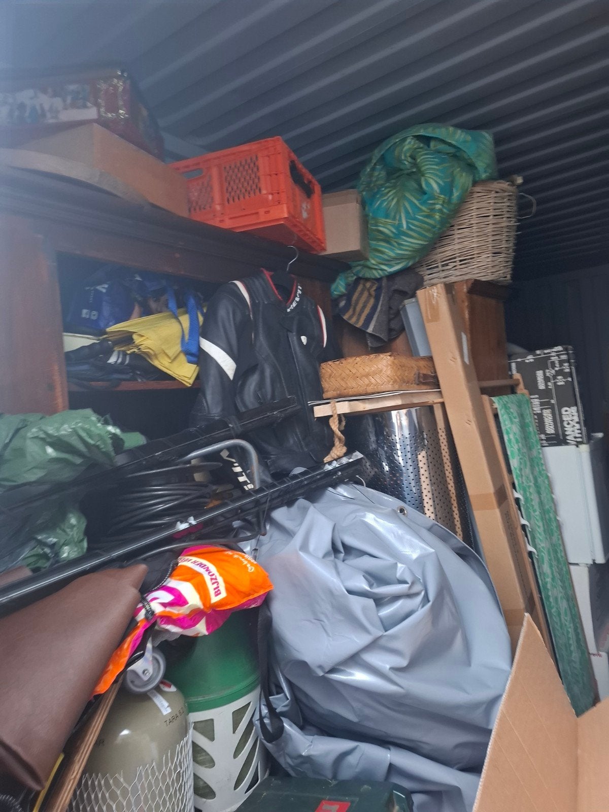 zeecontainer met inhoud, Diversen, Ophalen, Gebruikt