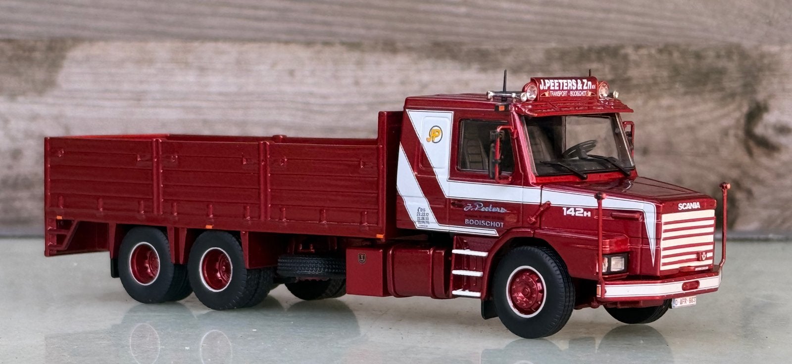 Tekno Scania 142 Torpedo motorwagen PEETERS, Ophalen of Verzenden, Zo goed als nieuw
