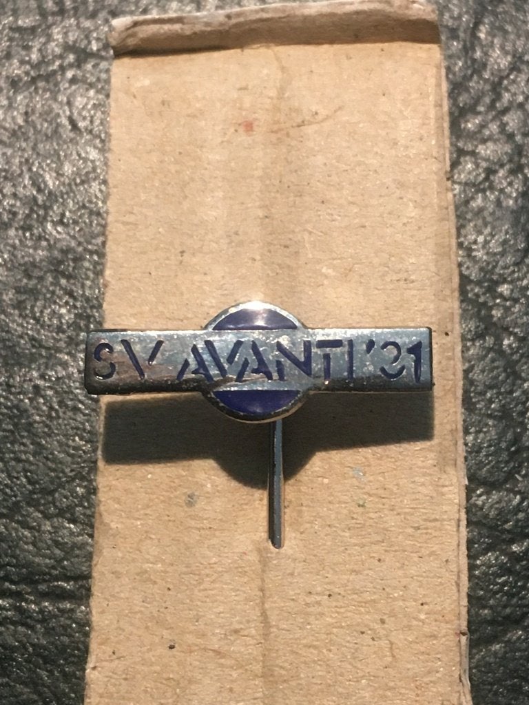 Speldje VOETBAL VERENIGING SV AVANTI '31 SCHIJNDEL EMAILLE, Ophalen of Verzenden, Gebruikt, Overige onderwerpen